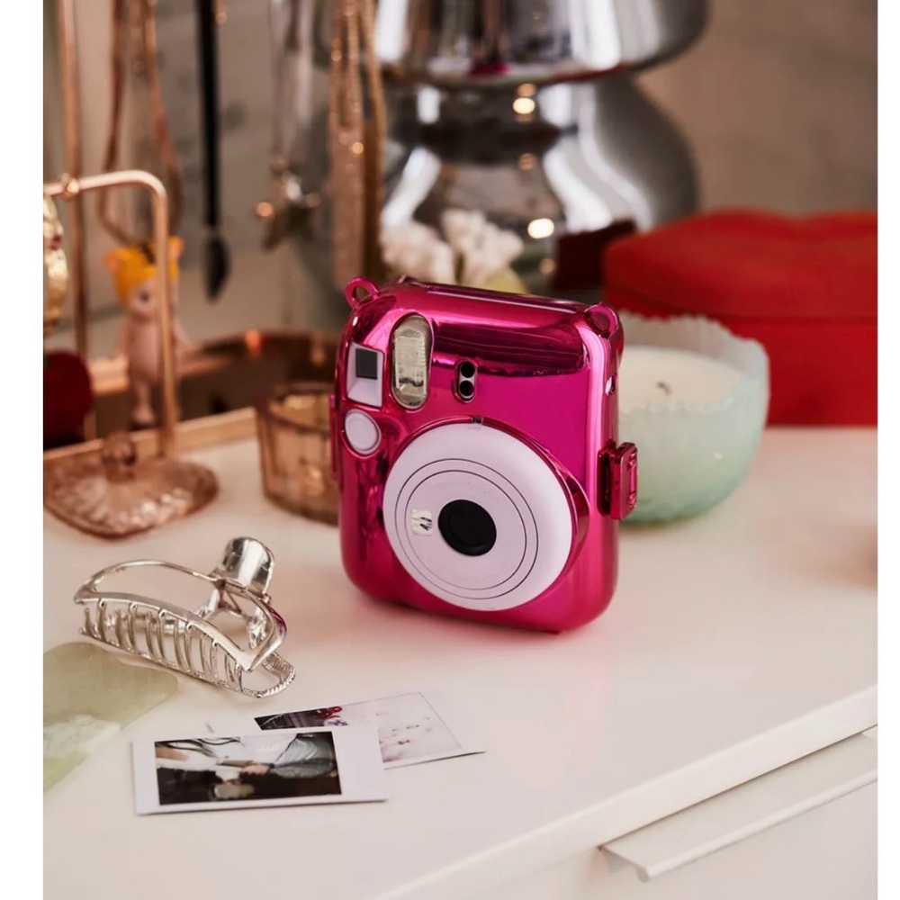 Fujifilm Instax Mini 12  Shiny Pink Camera case